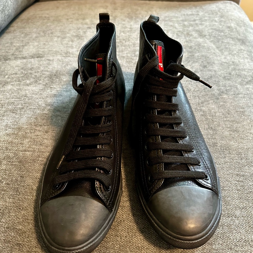 Never-Worn Prada High-Top Sneakers